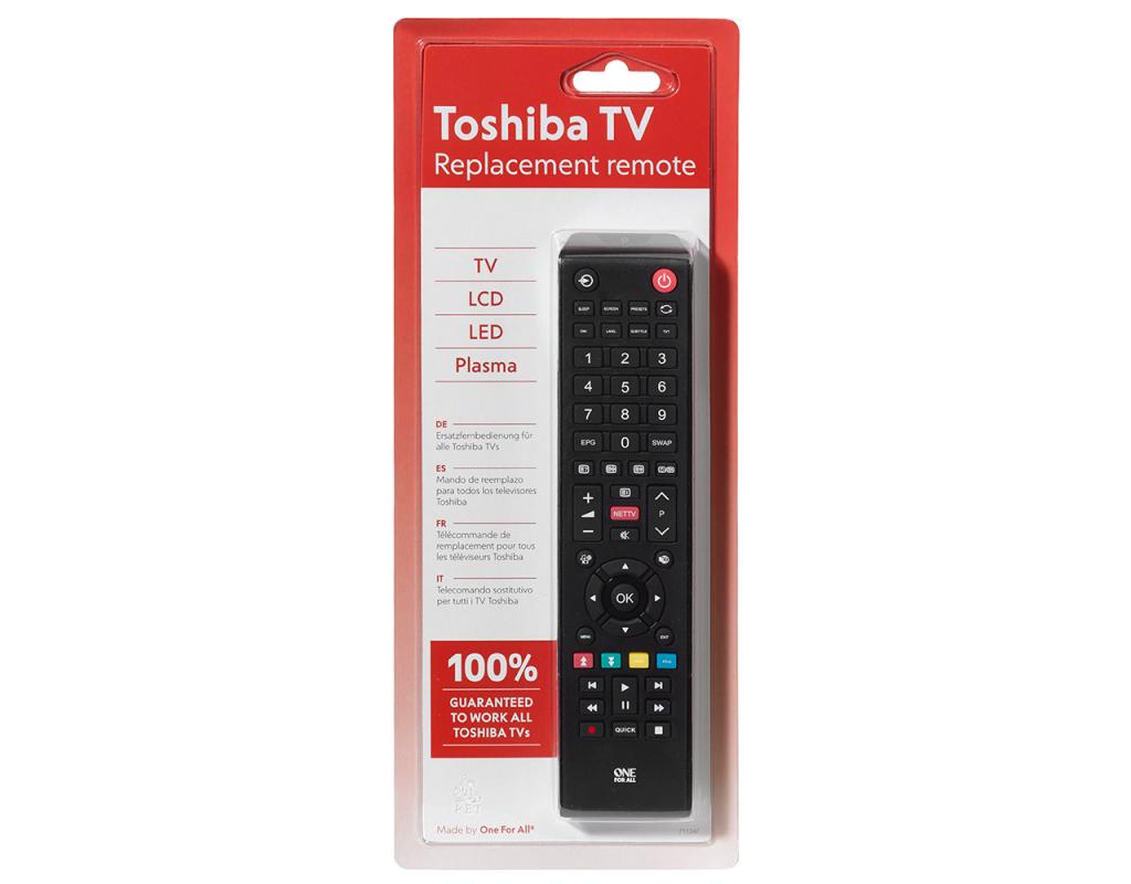 One For All Urc1919 Replacement Toshiba Tv Remote Control